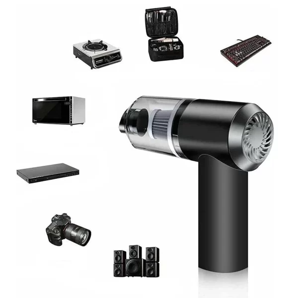 Mini Aspirador de Pó Portátil Recarregável - 120W de Alta Potência Sucção - Imagem 7