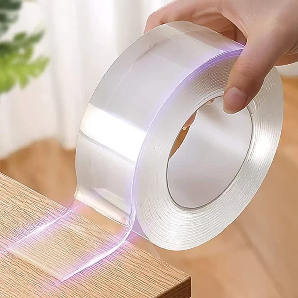 Fita Nano Mágica Dupla Face Extra Forte Lavável 3M, Auto Colante Fita de montagem impermeável multiuso - Imagem 2