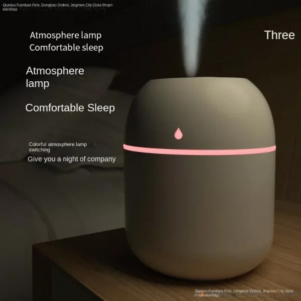 Mini Umidificador De Ar - Vaporizador e Purificador Portátil - Imagem 5