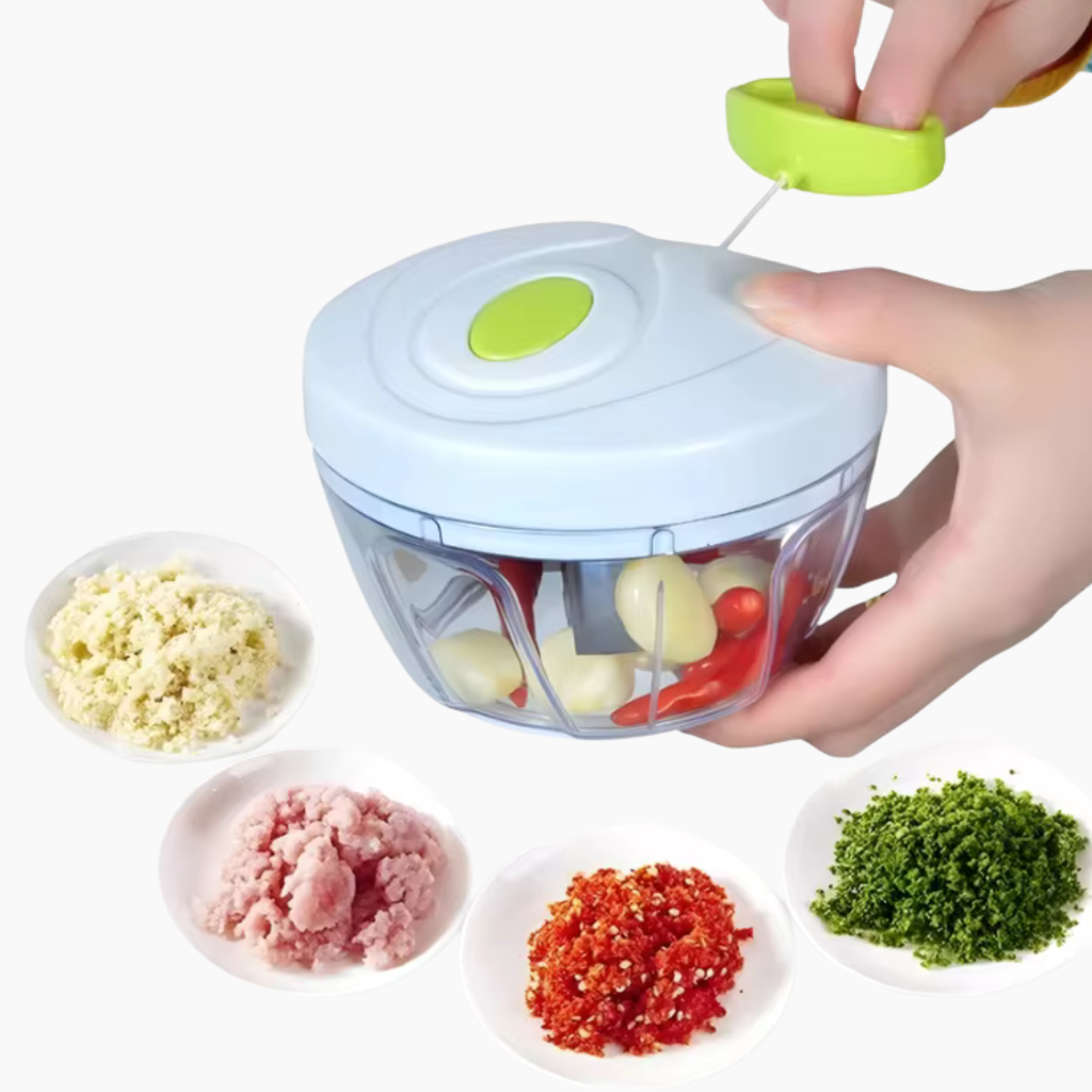 Multi Processador de Alimentos Manual Premium 3 Lâminas Inox