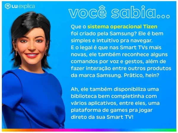 Smart TV 55" 4K UHD QLED Samsung 55Q60DA Wi-Fi Bluetooth Alexa 3 HDMI 2 USB - Imagem 4