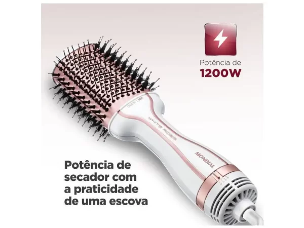 Escova Secadora Mondial White Rose ES-50 - Bivolt - Imagem 5