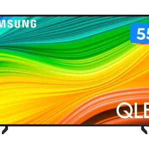 Smart TV 55" 4K UHD QLED Samsung 55Q60DA Wi-Fi Bluetooth Alexa 3 HDMI 2 USB