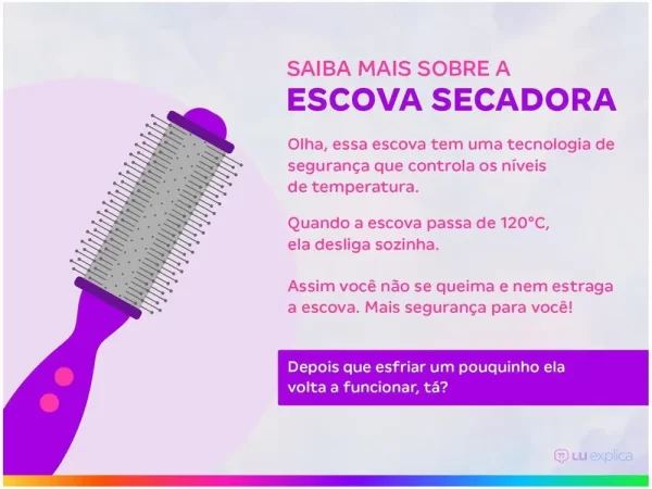 Escova Secadora Mondial ES-02-BI 1200W - Bivolt – Golden Rose - Imagem 5