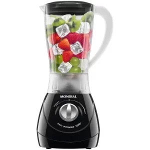 Liquidificador Mondial Easy Power L-550-W Preto 2 Velocidades 550W - 220V
