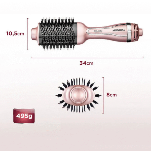 Escova Secadora Mondial ES-02-BI 1200W - Bivolt – Golden Rose - Imagem 7
