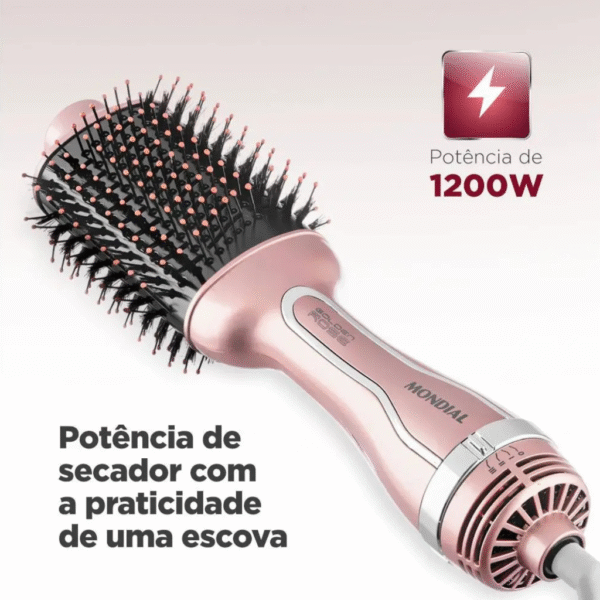 Escova Secadora Mondial ES-02-BI 1200W - Bivolt – Golden Rose - Imagem 2